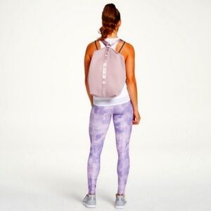 CALIA by Carrie Underwood Textured Mesh Backpack Gym Bag in Burnished Lilac